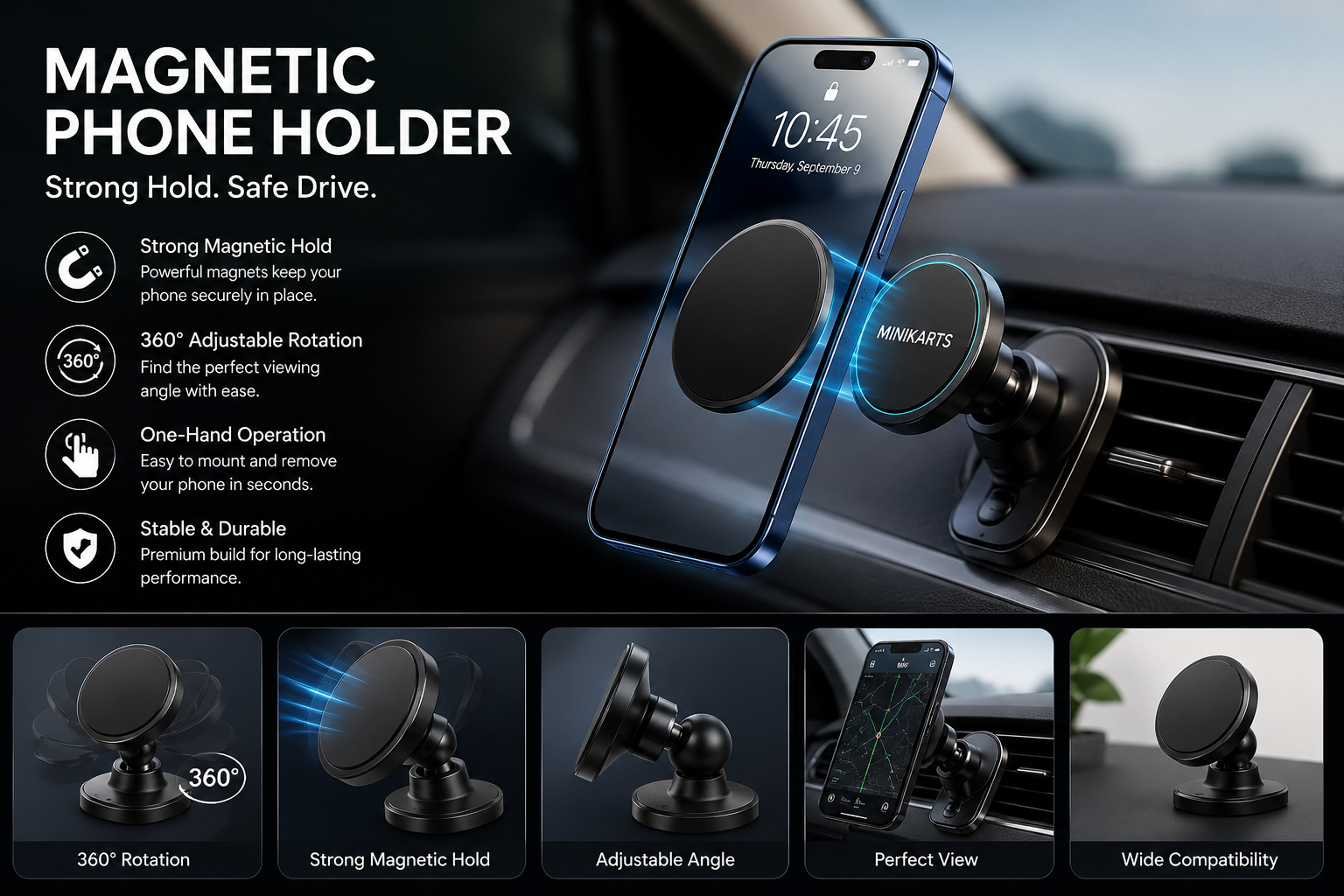 Magnetic Phone Holder