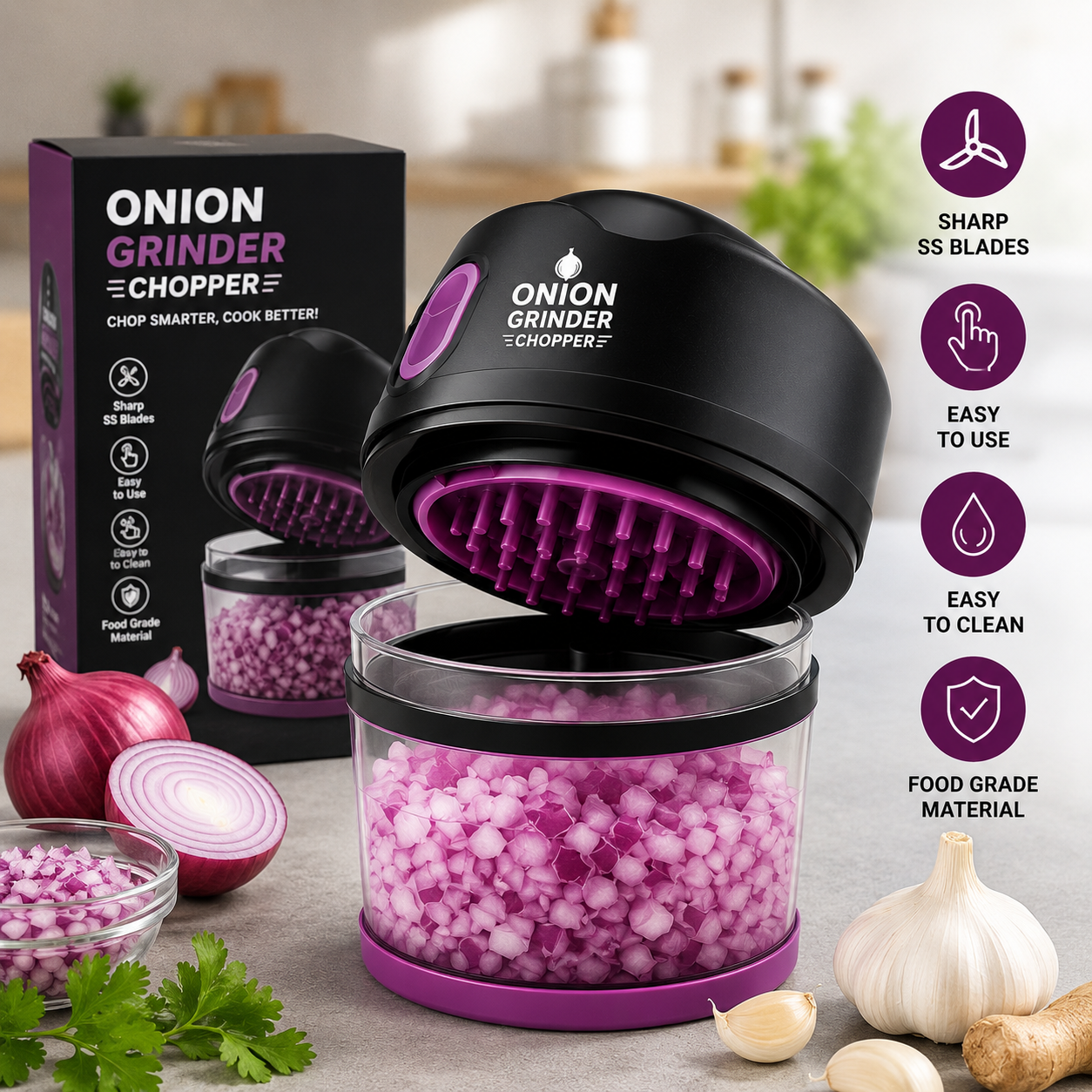 Onion Grinder Chopper