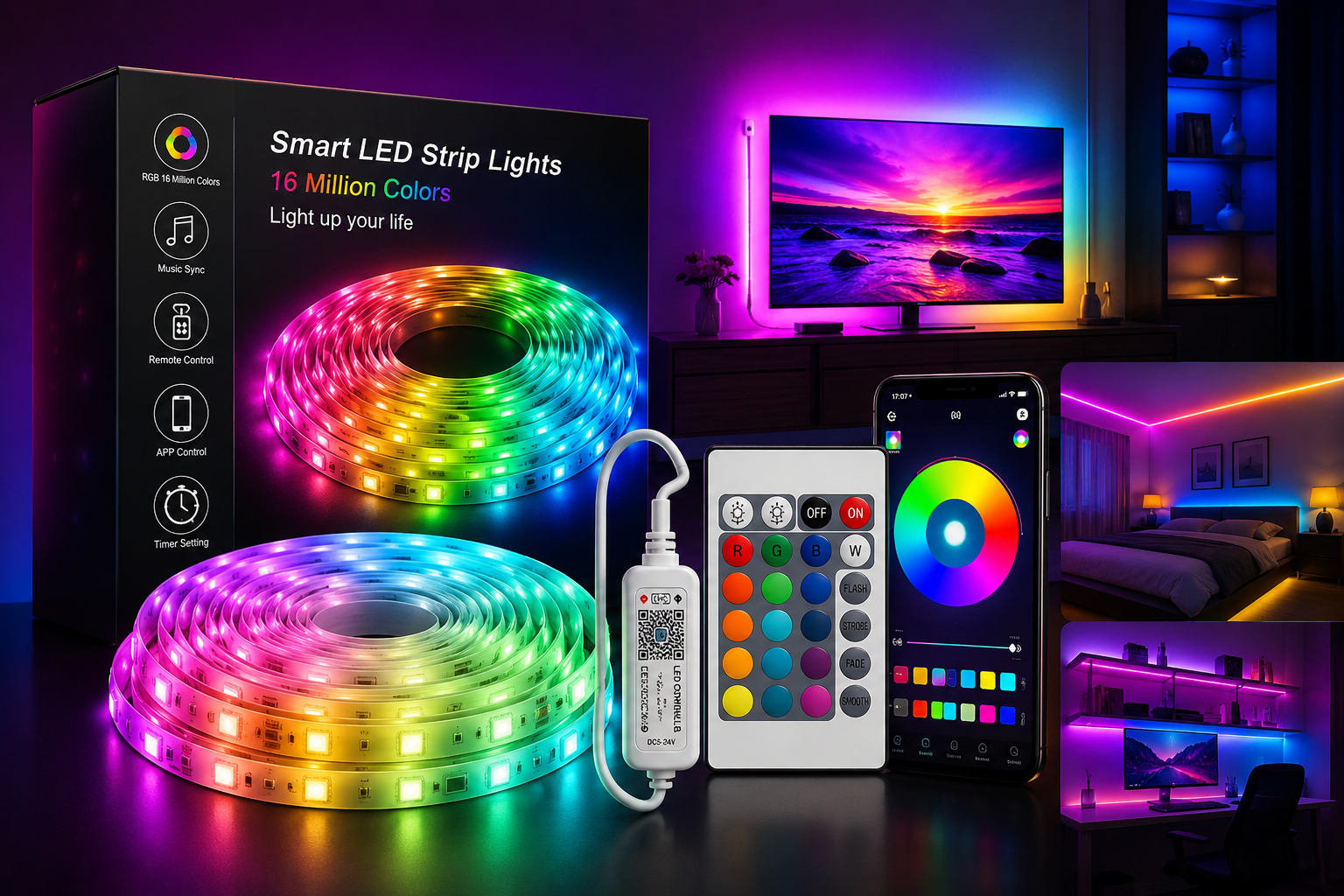 Smart LED Strip Lights